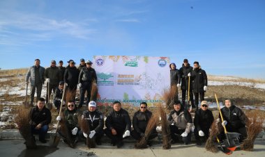 ЦАГДААГИЙН ГАЗРЫН АЛБАН ХААГЧИД МОД ТАРИЛАА
