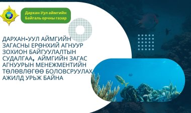 ДАРХАН-УУЛ АЙМГИЙН ЗАГАСНЫ ЕРӨНХИЙ АГНУУР ЗОХИОН БАЙГУУЛАЛТЫН СУДАЛГАА, АЙМГИЙН ЗАГАС АГНУУРЫН МЕНЕЖМЕНТИЙН ТӨЛӨВЛӨГӨӨ БОЛОВСРУУЛАХ  АЖИЛД ОРОЛЦОХЫГ УРЬЖ БАЙНА.