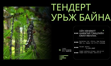ТЕНДЕРТ УРЬЖ БАЙНА