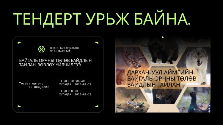 Байгаль орчны төлөв байдлын тайлан, зөвлөх үйлчилгээ /Дархан-Уул/